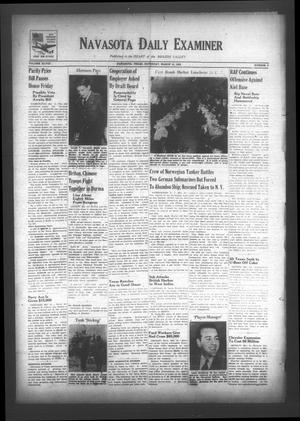 Navasota Daily Examiner (Navasota, Tex.), Vol. 48, No. 2, Ed. 1 Saturday, March 14, 1942