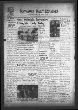 Navasota Daily Examiner (Navasota, Tex.), Vol. 47, No. 47, Ed. 1 Wednesday, May 6, 1942