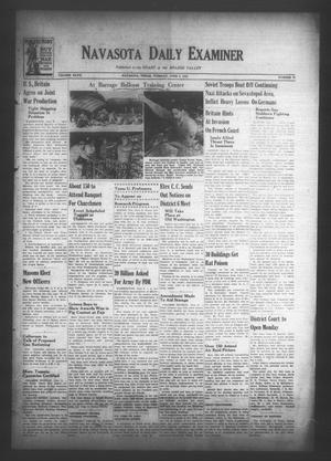 Navasota Daily Examiner (Navasota, Tex.), Vol. 47, No. 76, Ed. 1 Tuesday, June 9, 1942