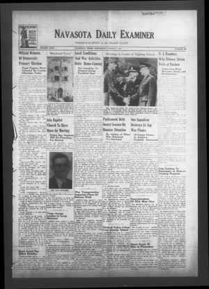 Navasota Daily Examiner (Navasota, Tex.), Vol. 47, No. 125, Ed. 1 Wednesday, August 5, 1942