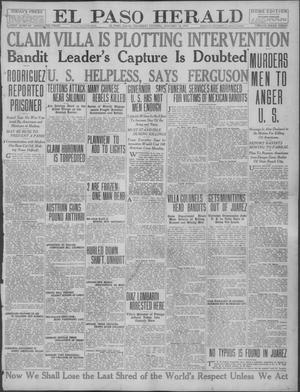 El Paso Herald (El Paso, Tex.), Ed. 1, Thursday, January 13, 1916
