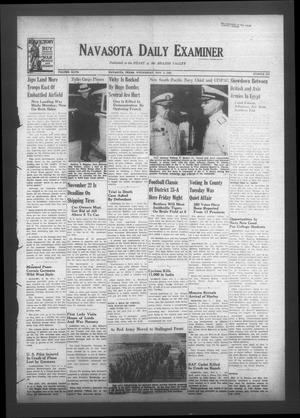 Primary view of object titled 'Navasota Daily Examiner (Navasota, Tex.), Vol. 47, No. 202, Ed. 1 Wednesday, November 4, 1942'.