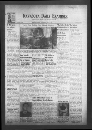 Primary view of object titled 'Navasota Daily Examiner (Navasota, Tex.), Vol. 47, No. 208, Ed. 1 Wednesday, November 11, 1942'.