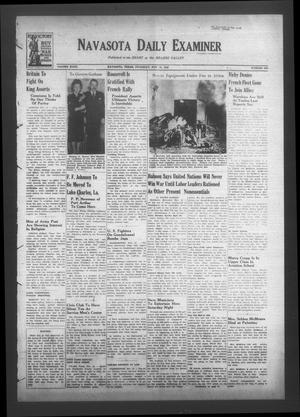 Navasota Daily Examiner (Navasota, Tex.), Vol. 47, No. 209, Ed. 1 Thursday, November 12, 1942