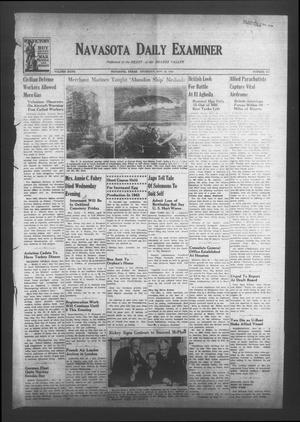 Primary view of object titled 'Navasota Daily Examiner (Navasota, Tex.), Vol. 47, No. 215, Ed. 1 Thursday, November 19, 1942'.