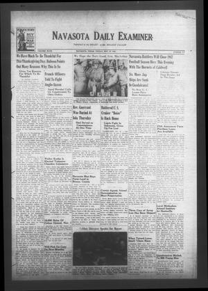 Navasota Daily Examiner (Navasota, Tex.), Vol. 47, No. 216, Ed. 1 Friday, November 20, 1942