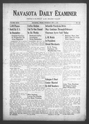 Primary view of Navasota Daily Examiner (Navasota, Tex.), Vol. 47, No. 283, Ed. 1 Thursday, February 4, 1943