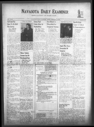 Navasota Daily Examiner (Navasota, Tex.), Vol. 47, No. 296, Ed. 1 Friday, February 19, 1943