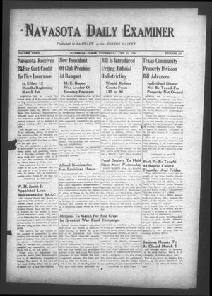 Navasota Daily Examiner (Navasota, Tex.), Vol. 47, No. 299, Ed. 1 Wednesday, February 24, 1943