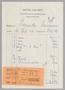 Primary view of [Hotel Bill for Hotel Salines, September 10, 1953]