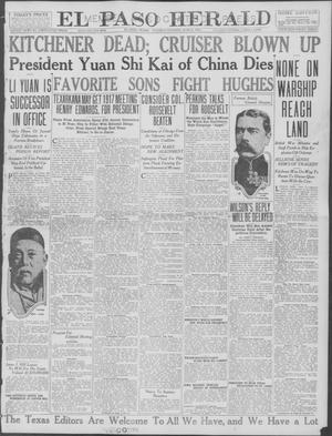 El Paso Herald (El Paso, Tex.), Ed. 1, Tuesday, June 6, 1916
