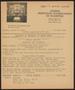 Thumbnail image of item number 1 in: 'United Orthodox Synagogues of Houston Newsletter, [Week Starting] March 8, 1968'.