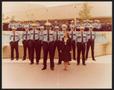 Thumbnail image of item number 1 in: '[Photograph of Lee Brown and Kathy Whitmire with the Houston Police Force]'.