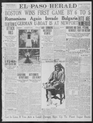 El Paso Herald (El Paso, Tex.), Ed. 1, Saturday, October 7, 1916