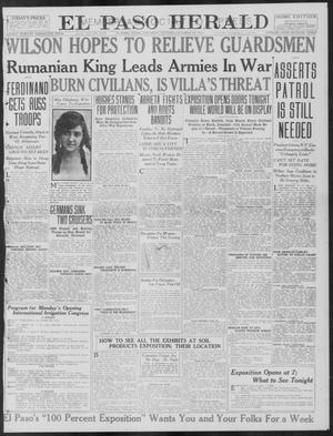 El Paso Herald (El Paso, Tex.), Ed. 1, Saturday, October 14, 1916
