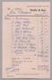 Primary view of [Bill from Brenners Park Hotel, September 28, 1956]
