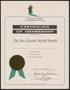 Thumbnail image of item number 1 in: '[Certificate of Membership for the Women's Chamber of Commerce of Texas]'.