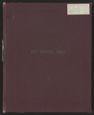 Primary view of object titled '[Emmett Brunson's Track Scrapbook]'.