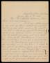 Letter: [Letter from J. J. Click to W. L. Welch - June 8, 1903]