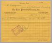 Primary view of [Invoice for Night Watchman, April 1949]