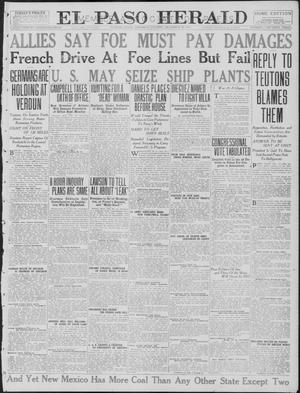 El Paso Herald (El Paso, Tex.), Ed. 1, Saturday, December 30, 1916