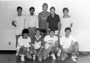 Primary view of object titled '[Lee College Tennis Team 1985-86]'.