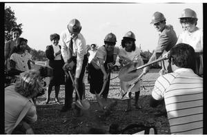 Primary view of object titled '[C.O.P.S. Leaders at Palo Alto College Groundbreaking Ceremony Photograph]'.