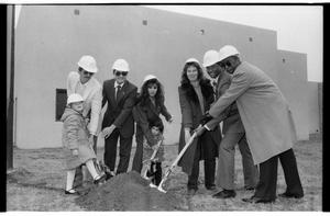 Primary view of object titled '[Groundbreaking for General Education Classroom Building Photograph]'.