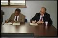 Thumbnail image of item number 1 in: '[Signing of Admissions Agreement between Palo Alto College and Texas Lutheran College]'.