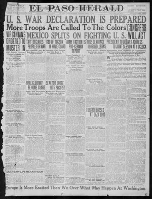 El Paso Herald (El Paso, Tex.), Ed. 1, Monday, April 2, 1917