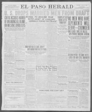El Paso Herald (El Paso, Tex.), Ed. 1, Thursday, January 3, 1918