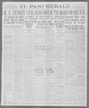 Primary view of object titled 'El Paso Herald (El Paso, Tex.), Ed. 1, Saturday, June 22, 1918'.