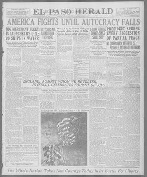 El Paso Herald (El Paso, Tex.), Ed. 1, Thursday, July 4, 1918