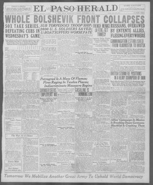 El Paso Herald (El Paso, Tex.), Ed. 1, Wednesday, September 11, 1918