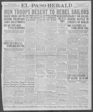 Primary view of object titled 'El Paso Herald (El Paso, Tex.), Ed. 1, Thursday, December 26, 1918'.