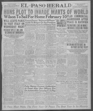 Primary view of object titled 'El Paso Herald (El Paso, Tex.), Ed. 1, Monday, December 30, 1918'.