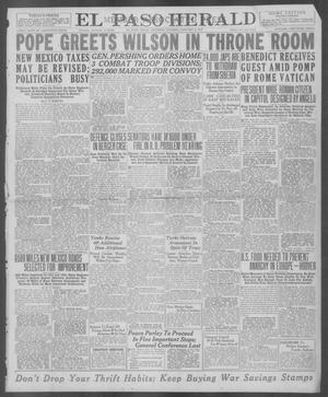 El Paso Herald (El Paso, Tex.), Ed. 1, Saturday, January 4, 1919