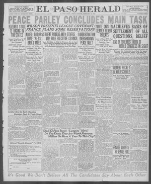 El Paso Herald (El Paso, Tex.), Ed. 1, Friday, February 14, 1919