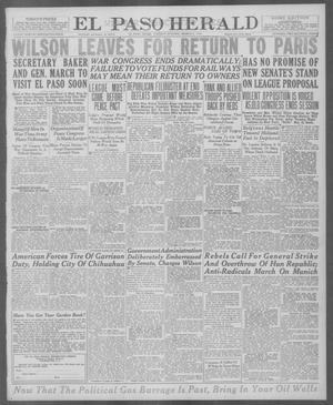 El Paso Herald (El Paso, Tex.), Ed. 1, Tuesday, March 4, 1919