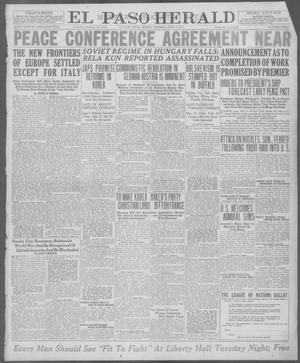 El Paso Herald (El Paso, Tex.), Ed. 1, Monday, April 7, 1919