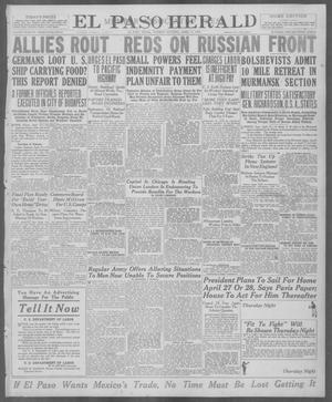 El Paso Herald (El Paso, Tex.), Ed. 1, Tuesday, April 15, 1919