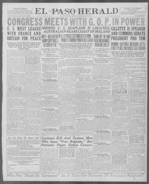 El Paso Herald (El Paso, Tex.), Ed. 1, Monday, May 19, 1919