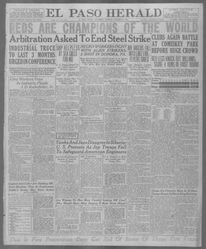 El Paso Herald (El Paso, Tex.), Ed. 1, Thursday, October 9, 1919