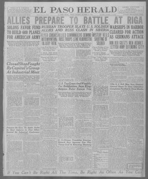 El Paso Herald (El Paso, Tex.), Ed. 1, Friday, October 10, 1919