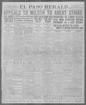 Primary view of object titled 'El Paso Herald (El Paso, Tex.), Ed. 1, Friday, October 24, 1919'.