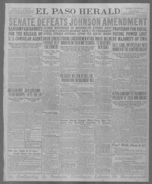 El Paso Herald (El Paso, Tex.), Ed. 1, Monday, October 27, 1919