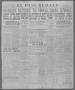 Thumbnail image of item number 1 in: 'El Paso Herald (El Paso, Tex.), Ed. 1, Wednesday, October 29, 1919'.