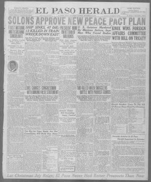 El Paso Herald (El Paso, Tex.), Ed. 1, Saturday, December 20, 1919