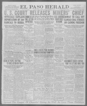 El Paso Herald (El Paso, Tex.), Ed. 1, Tuesday, December 23, 1919