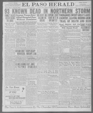 Primary view of object titled 'El Paso Herald (El Paso, Tex.), Ed. 1, Monday, March 29, 1920'.